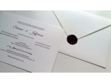 convite envelope branco tradicional com lacre