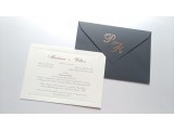 Convite Envelope cinza com naturalle
