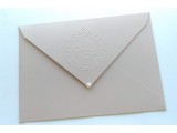 convite envelope de casamento nude