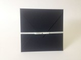 convite envelope preto