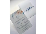 lindo convite envelope azul