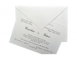 convite envelope tradicional